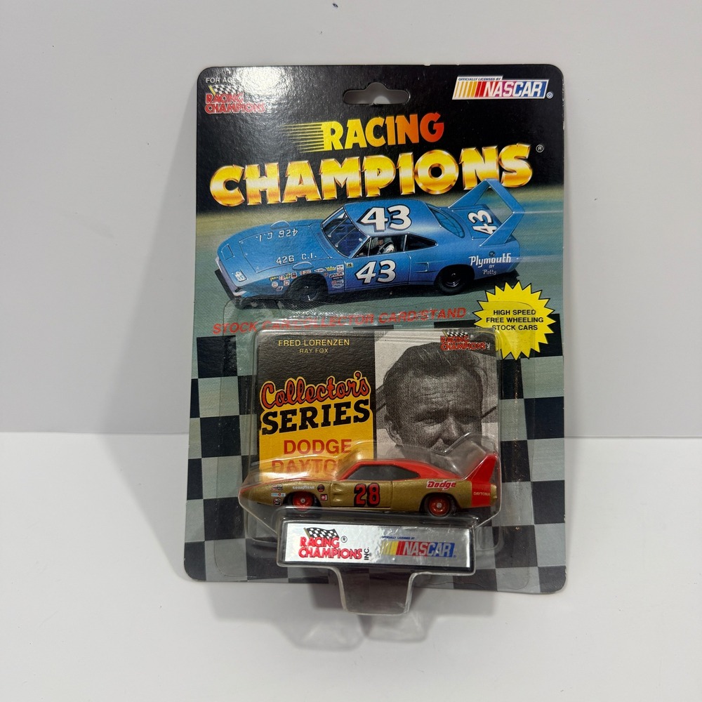 Racing Champions Diecast Car Unisex OS Gold New Dodge Daytona Fred Lorenzen 28